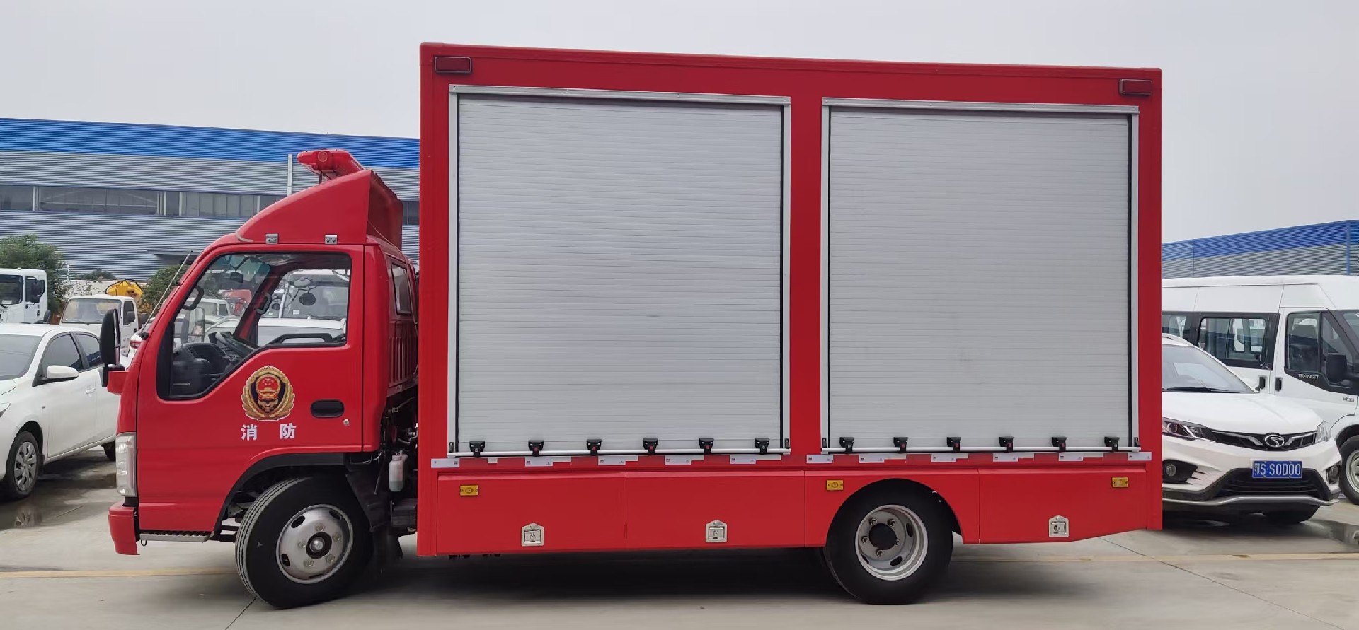小型五十铃消防宣传车